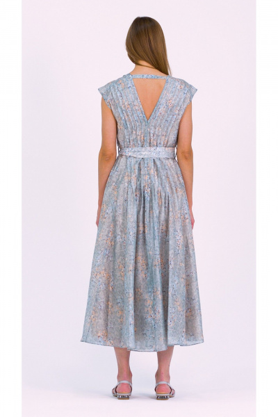 Платье HELEN BIRCH Pl016 голубой_в_принт - фото 2