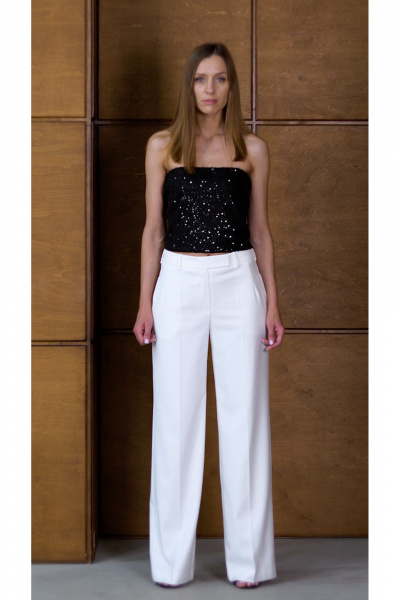 Брюки HELEN BIRCH B002b молочный - фото 1