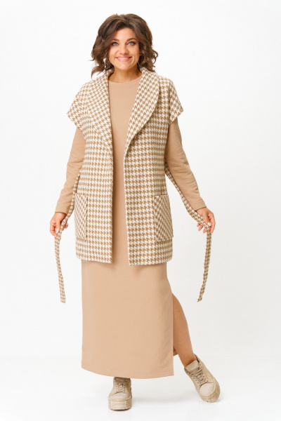 Жилет Svetlana-Style 3013 бежевый - фото 4