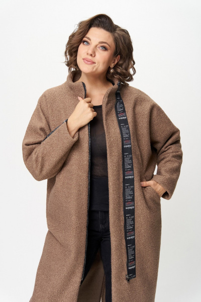 Пальто Michel chic 361 латте - фото 2