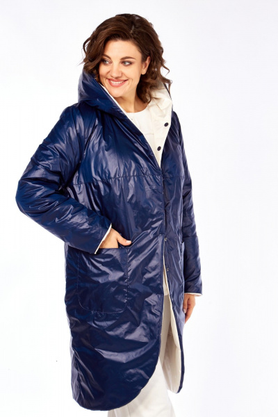 Куртка Диомант 1928 бежевый-синий - фото 11