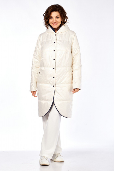 Куртка Диомант 1928 бежевый-синий - фото 2