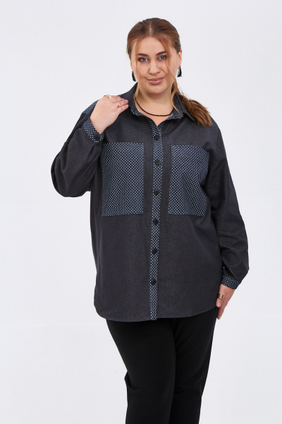 Рубашка Avenue 0341 черный - фото 1