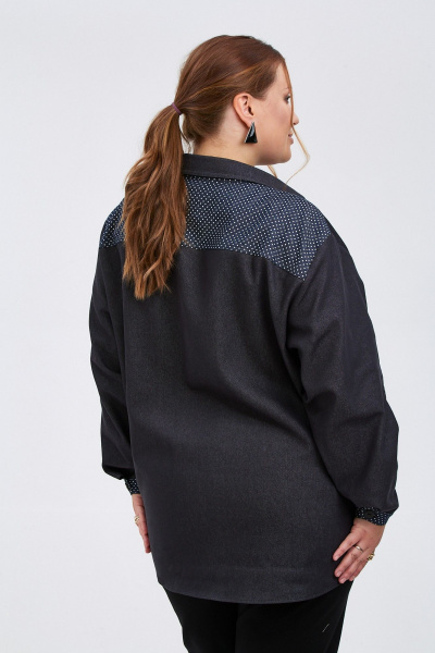 Рубашка Avenue 0341 черный - фото 7