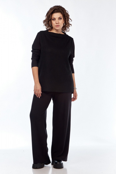 Брюки, джемпер, жилет Диомант 1995 белый-черный - фото 3