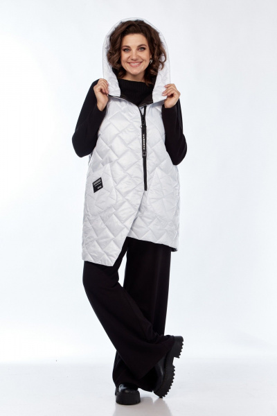 Брюки, джемпер, жилет Диомант 1995 белый-черный - фото 11