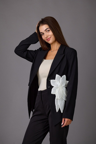 Брюки, жакет Rosheli 1133/3 черный - фото 7