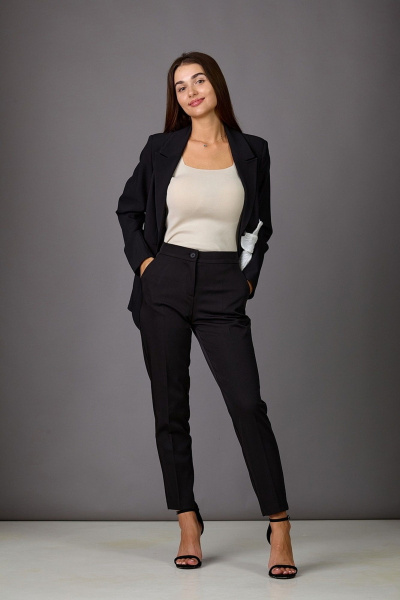 Брюки, жакет Rosheli 1133/3 черный - фото 6