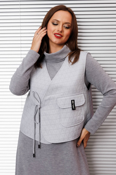 Брюки, бомбер INVITE 6073/1 серый - фото 7