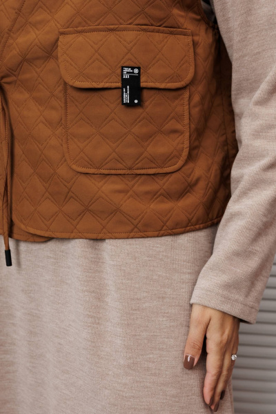 Брюки, бомбер INVITE 6073/1 бежевый - фото 8