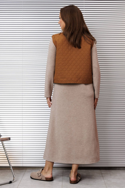 Брюки, бомбер INVITE 6073/1 бежевый - фото 2