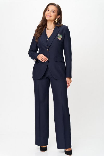 Жакет Andina city 4014-25 синий - фото 4