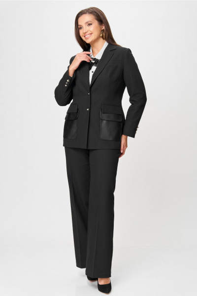 Брюки, жакет Andina city 9081-25 черный - фото 9