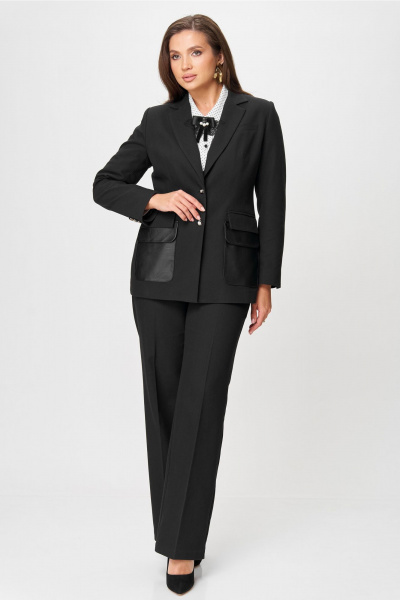 Брюки, жакет Andina city 9081-25 черный - фото 8