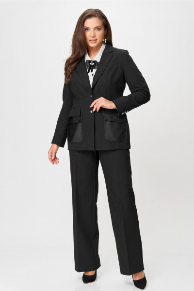Брюки, жакет Andina city 9081-25 черный - фото 7