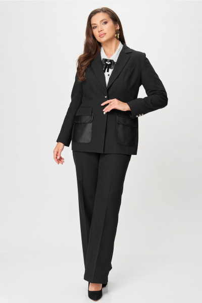 Брюки, жакет Andina city 9081-25 черный - фото 1