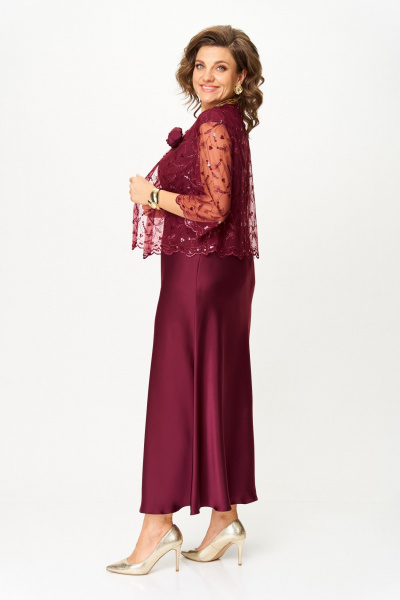 Жакет, платье Svetlana-Style 2144 бордовый - фото 6