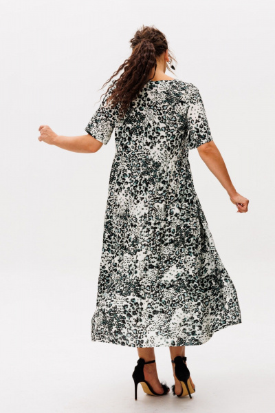 Платье Anelli 57 мраморный_мох - фото 9