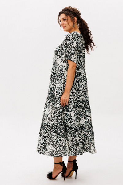 Платье Anelli 57 мраморный_мох - фото 8