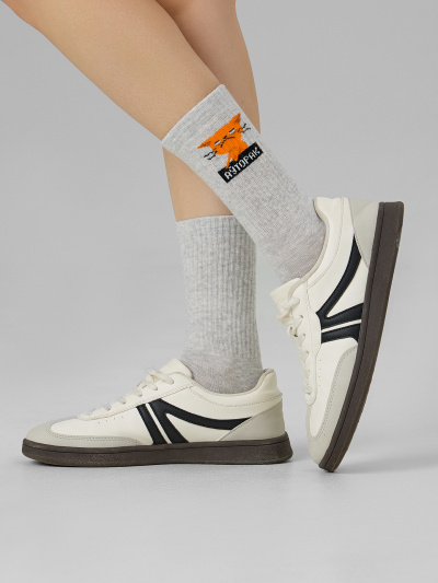 Носки Mark Formelle 217K-2665/23217K-1 св.серый_меланж_рис.2665 - фото 5