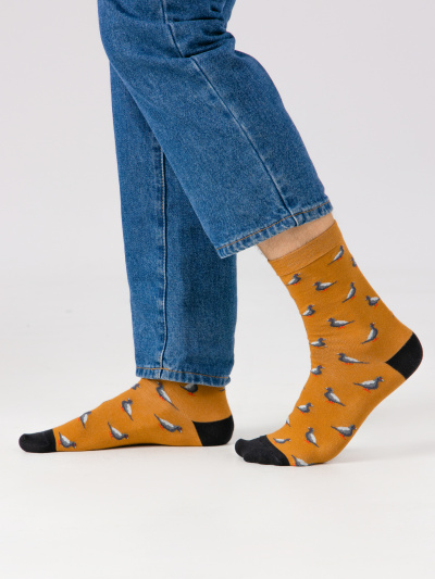 Носки Mark Formelle 017K-2902/24017K-1 кэмел_рис.2902 - фото 1