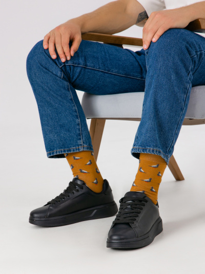 Носки Mark Formelle 017K-2902/24017K-1 кэмел_рис.2902 - фото 3