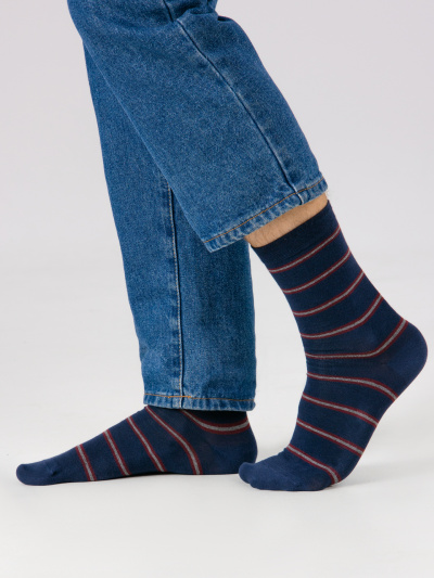 Носки Mark Formelle 017K-3320/25017K-1 т.синий_рис.3320 - фото 1