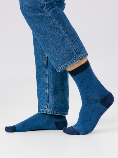 Носки Mark Formelle 017K-3323/25017K-1 джинсовый_рис.3323 - фото 4