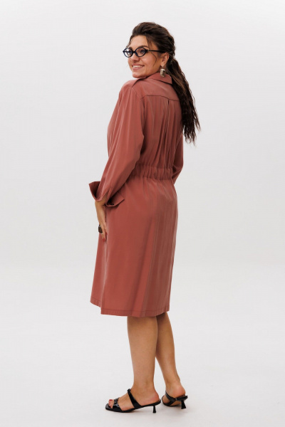 Платье Anelli 1592 кленовый_сироп - фото 8