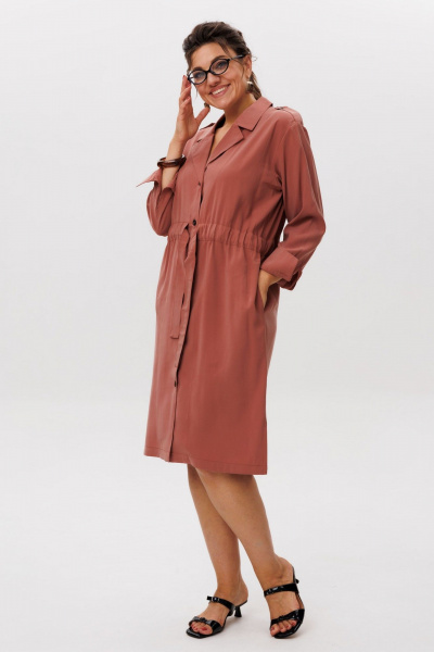 Платье Anelli 1592 кленовый_сироп - фото 7