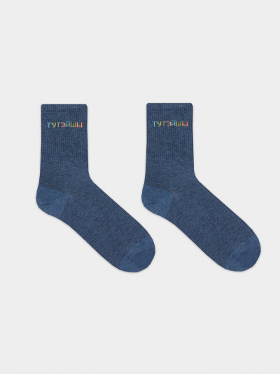 Носки Mark Formelle 107K-2504/23107K-1 св.джинсовый_меланж_рис.2504 - фото 4