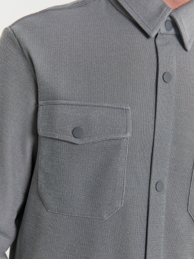 Рубашка Mark Formelle 121198/1/24-3795Ц-2 двухцветный_т.серый - фото 4