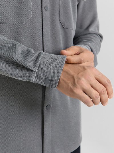 Рубашка Mark Formelle 121198/1/24-3795Ц-2 двухцветный_т.серый - фото 3