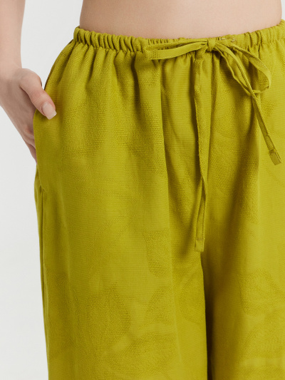 Брюки Mark Formelle 182511/24-33913П-9 цветы_авокадо_жаккард - фото 5