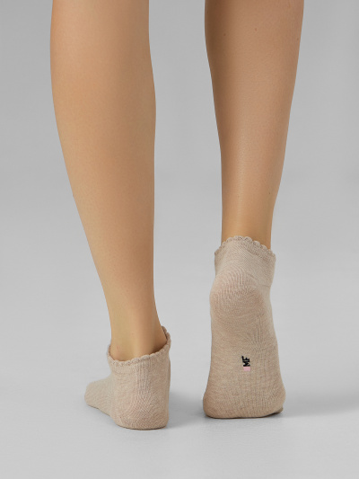 Носки Mark Formelle 3004A-3122/2533004A белый_бежевый_меланж_нюдовый_рис.3122 - фото 4