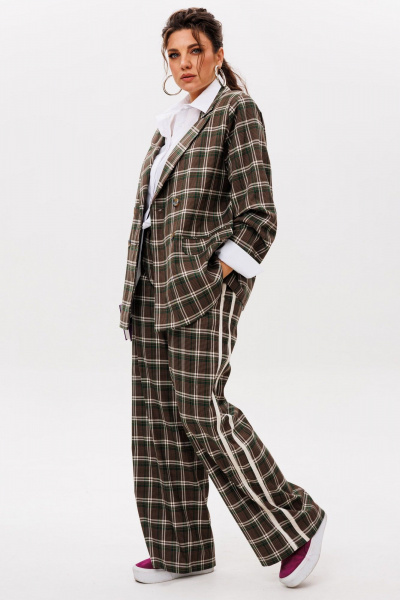 Брюки, жакет Anelli 1596 хвойная_шишка - фото 5