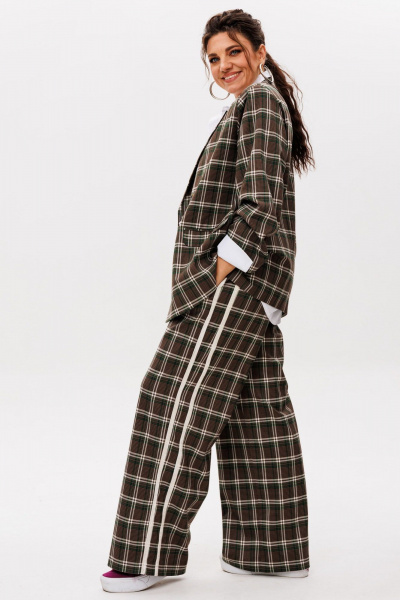 Брюки, жакет Anelli 1596 хвойная_шишка - фото 3