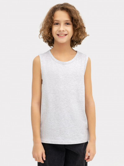 Майка Mark Formelle 423344/24-34152Ц-0 серый_меланж_4306_А - фото 3