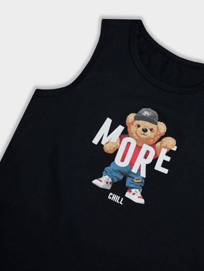 Майка Mark Formelle 443002/25-37068ПП-0 черный_мишки_на_неви_2_сл_на_пол - фото 2