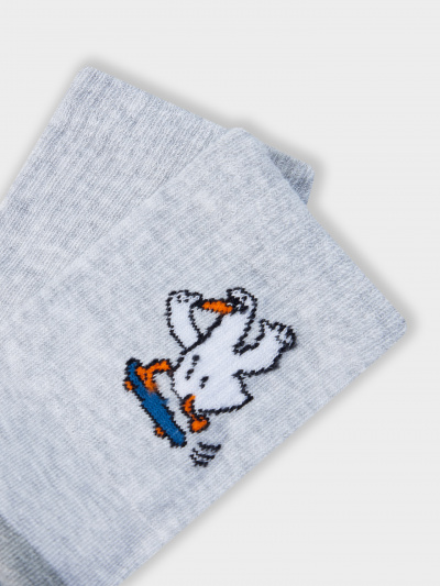 Носки Mark Formelle 444K-3207/B4-25444K св.серый_меланж_рис.3207 - фото 3