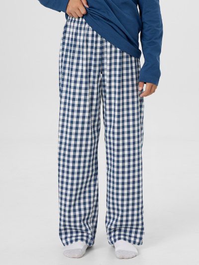 Брюки, джемпер Mark Formelle 563330/25-35679ПП-14 синий_синяя_клетка_декор - фото 1