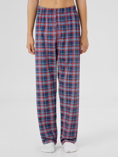 Брюки, джемпер Mark Formelle 563334/25-35675ПП-0 ярко_красный_красно_синяя_клетка_3_сл_на_пол - фото 4
