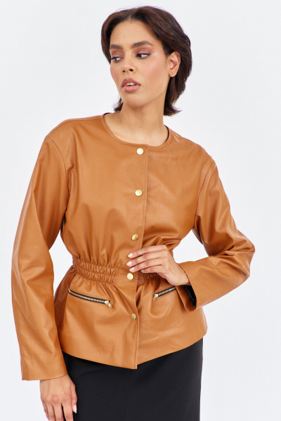 Жакет FLAIM 2018 кэмел - фото 9