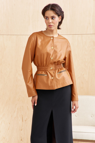 Жакет FLAIM 2018 кэмел - фото 6