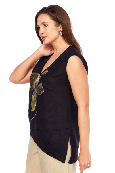 Блуза MALI 625-081 черный - фото 7