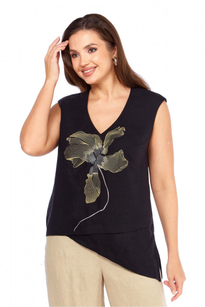 Блуза MALI 625-081 черный - фото 5