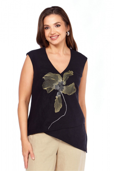 Блуза MALI 625-081 черный - фото 2