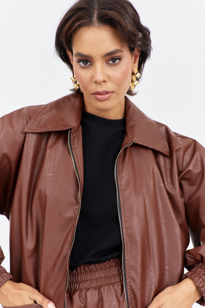 Юбка FLAIM 2021 шоколад - фото 4