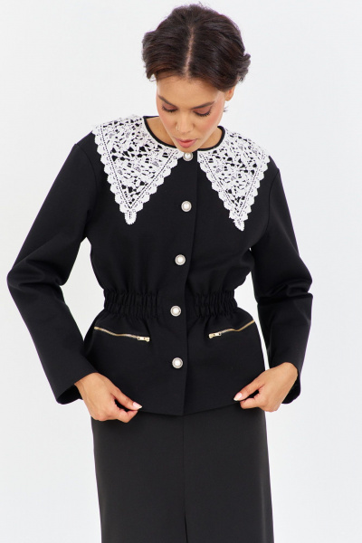 Жакет, юбка FLAIM 2044 черный - фото 3