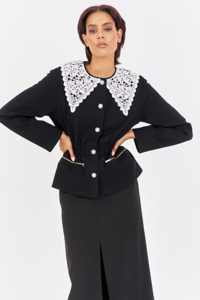 Жакет FLAIM 2045 черный - фото 2